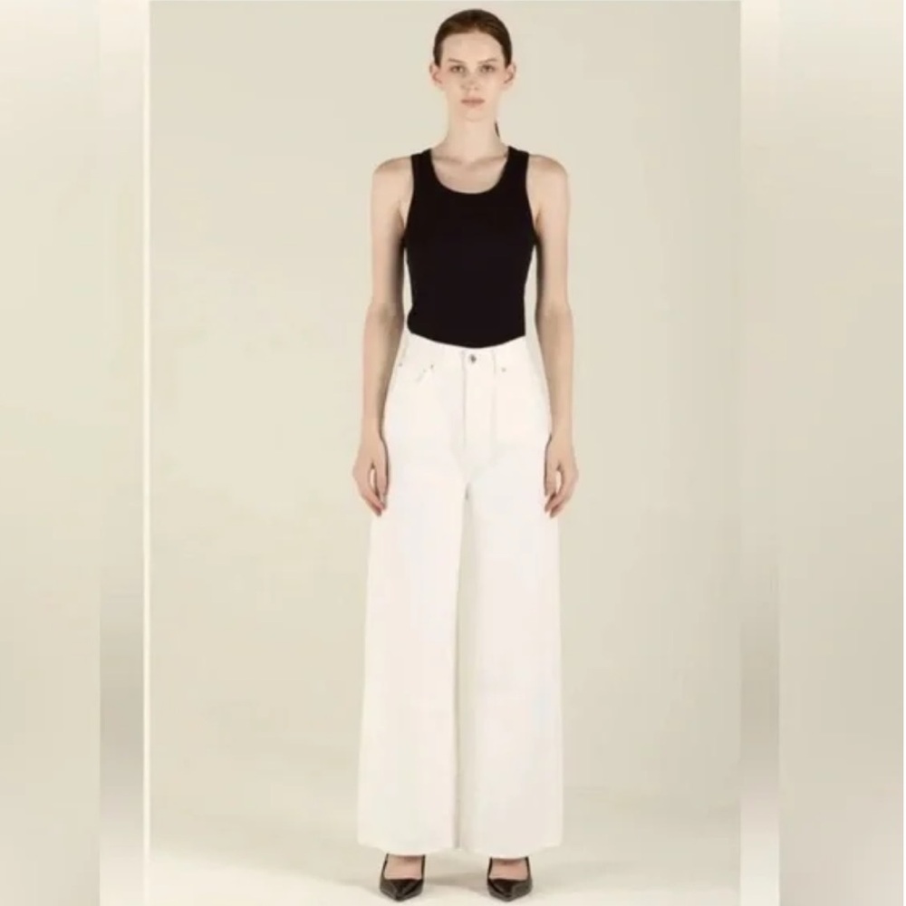 ETICA Stanton Relaxed Wide Leg Jeans in Natural 28
